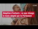 VIDÉO. Adoption d'enfants : ce que change le texte adopté par le Parlement