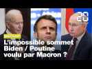 Crise en Ukraine: Biden/Poutine, l'impossible sommet voulu par Macron