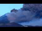 Italy's Mount Etna spews smoke and ashes
