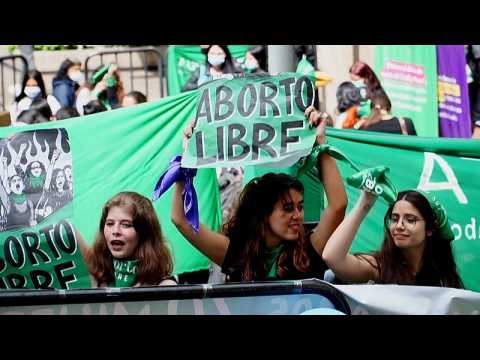 Pro-choice activists celebrate Colombia court decision to decriminalise abortion