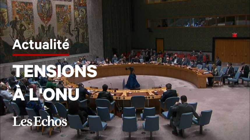 Illustration pour la vidéo Ukraine: large condamnation à l'ONU des actions de la Russie