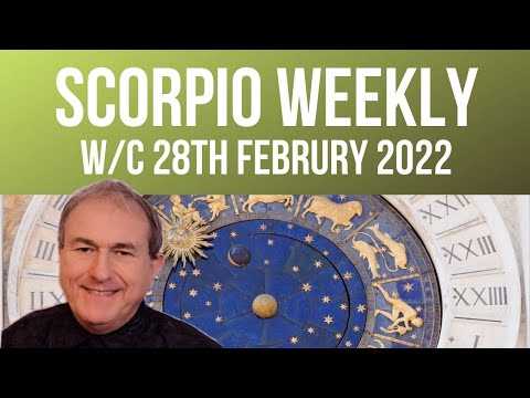 Scorpio Weekly Horoscope from 28th February 2022