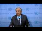 Moscow must fully comply with UN charter: Guterres - Label : AFPTV - First images - Category : News