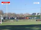 VIDÉO. FC Lorient : les supporters encouragent les Merlus à l'entraînement, avant le derby à Brest
