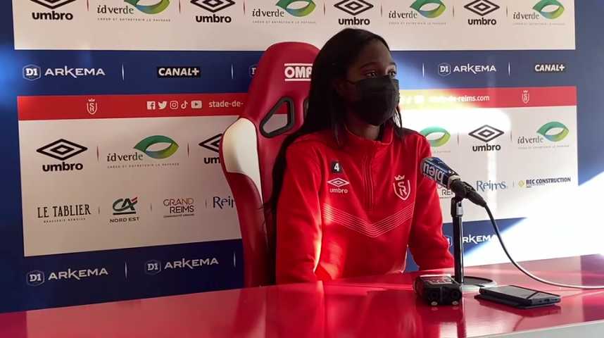 Vidéos Easther Mayi Kith avant Reims Lyon en D1F L'union