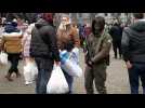 Ukrainian men and women join the fight in Dnipro