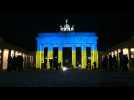 Les monuments du monde illuminés en soutien à l'Ukraine