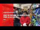 Loi Egalim 2. L'action coup-de-poing des agriculteurs dans un supermarché à Pontchâteau