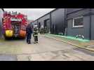 Un incendie se déclare à l'Écopark, à Hazebrouck