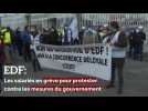 EDF: Les salariés en grève pour protester contre les mesures du gouvernement