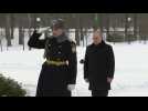 Russian president Vladimir Putin attends memorial ceremony for victims of WWII siege of Leningrad
