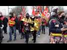 Manifestation intersyndicale à Évreux