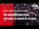 VIDÉO. Journée de grèves et de manifestations pour les salaires partout en France