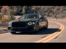 Bentley Flying Spur Hybrid in Green Driving Video