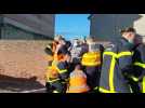 Calais : les jeunes sapeurs-pompiers en formation