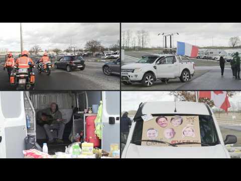 Belgian police scramble to block anti-vaccine convoy
