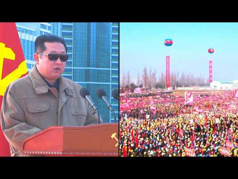 North Korea: Kim attends ground-breaking ceremony for construction of 10,000 flats