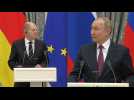 Russia's Putin and Germany's Scholz hold press conference after Moscow talks