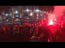 Football/Champions League: PSG fans rejoice after their victory against Real Madrid