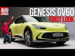 NEW Genesis GV60 first look: the 429bhp Tesla Model Y killer? | Auto Express 4K