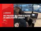 VIDÉO. Des policiers de la Bac 22 testent un simulateur de conduite à Lannion