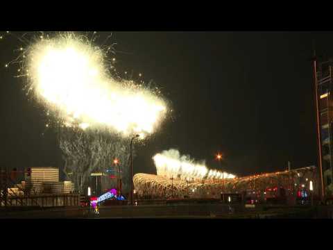Beijing 2022: Fireworks mark start of Olympic opening ceremony