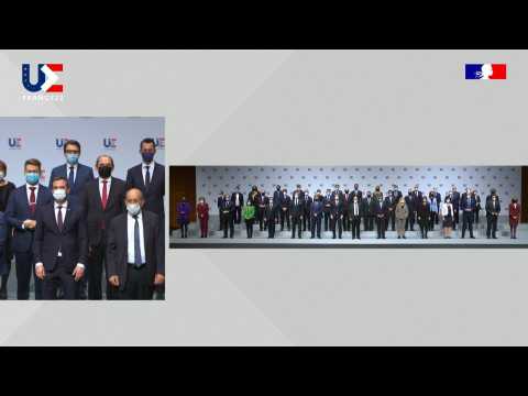 France: EU Health and Foreign Affairs ministers pose for family photo