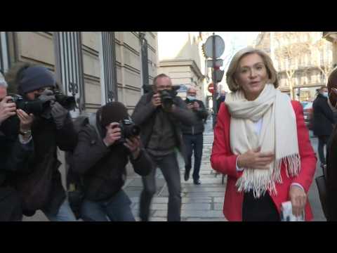 Poll hopeful Valérie Pécresse meets with ex-president Nicolas Sarkozy