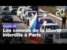 Coronavirus: Les convois de la liberté interdits à Paris