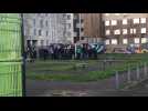 Évacuation d'un squat de militants d'extrême-gauche à Calais