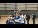 Hockey : les filles de Cambrai championne de France en salle célèbrent leur titre