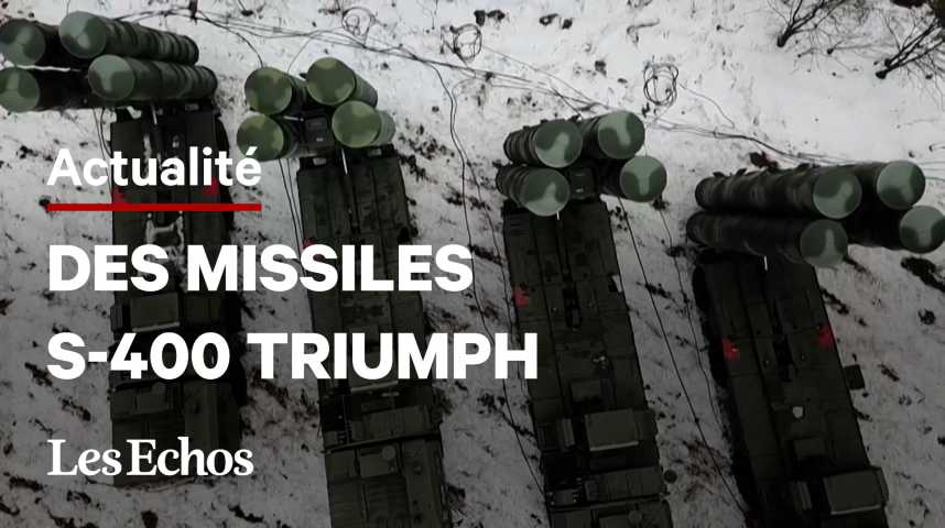 Illustration pour la vidéo Des missiles S-400 russes en route pour des « manoeuvres » au Bélarus