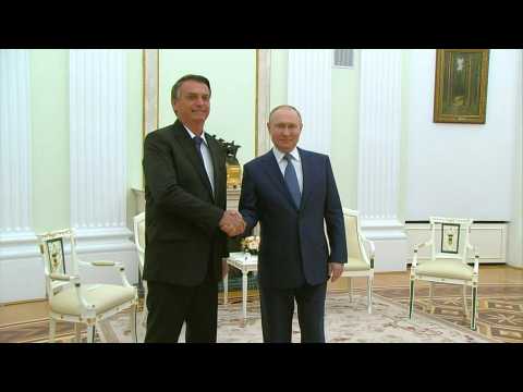 Russian President Putin holds talks with Brazilian President Bolsonaro