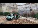 Saint-Omer : un mur s'effondre sur une voiture