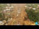 Brésil : le bilan des inondations et glissements de terrain de Petropolis s'alourdit