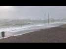 La tempête Eunice balaye la baie d'Authie