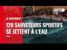 Rennes. 120 sauveteurs sportifs se jettent à l'eau