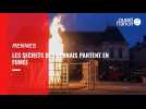 VIDÉO. Les secrets des Rennais partent en fumée devant le Parlement