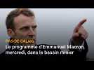 Pas-de-Calais : le programme d'Emmanuel Macron, mercredi, dans le bassin minier