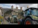 Ariège. Journée de manifestation des agriculteurs à Foix