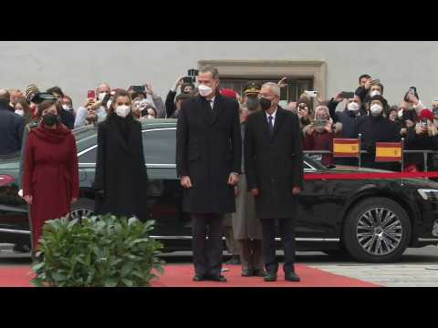 King Felipe VI and Queen Letizia welcomed in Vienna
