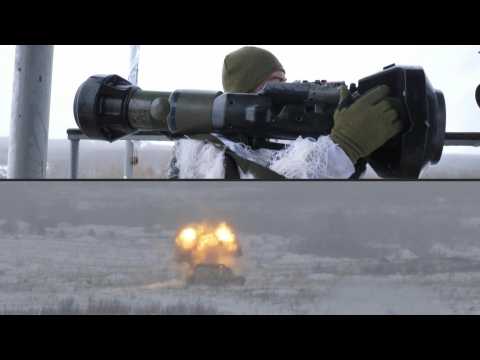 Ukraine test-fires anti-tank missiles amid tensions with Moscow