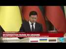 REPLAY - Le président ukrainien Volodymyr Zelensky s'exprime sur l'intervention russe en Ukraine