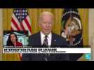 Intervention russe en Ukraine : Joe Biden hausse le ton et craint 