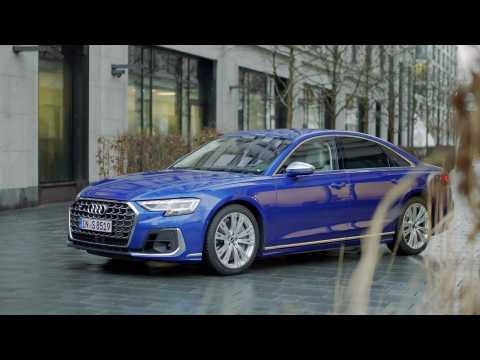 The new Audi S8 in Exterior Design Ultra Blue