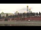 Images of Moscow's Kremlin as 'military operation' launches on Ukraine