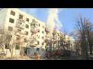 Ukraine: residential buildings shelled as Putin launches 'military operation'