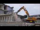 Arras : destruction de l'ancienne caserne de sapeurs-pompiers