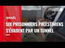 VIDÉO. Israël : six prisonniers Palestiniens s'évadent via un tunnel sous un évier