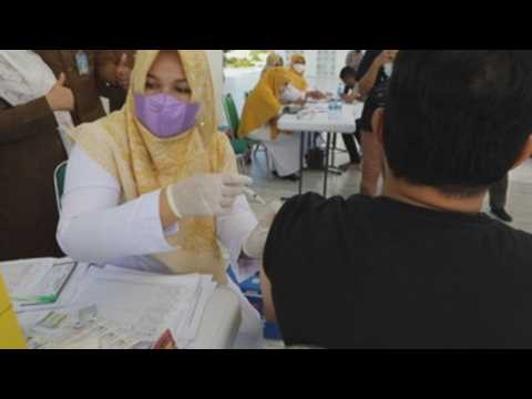 Mosque in Indonesia's Aceh opens doors for COVID-19 vaccinations
